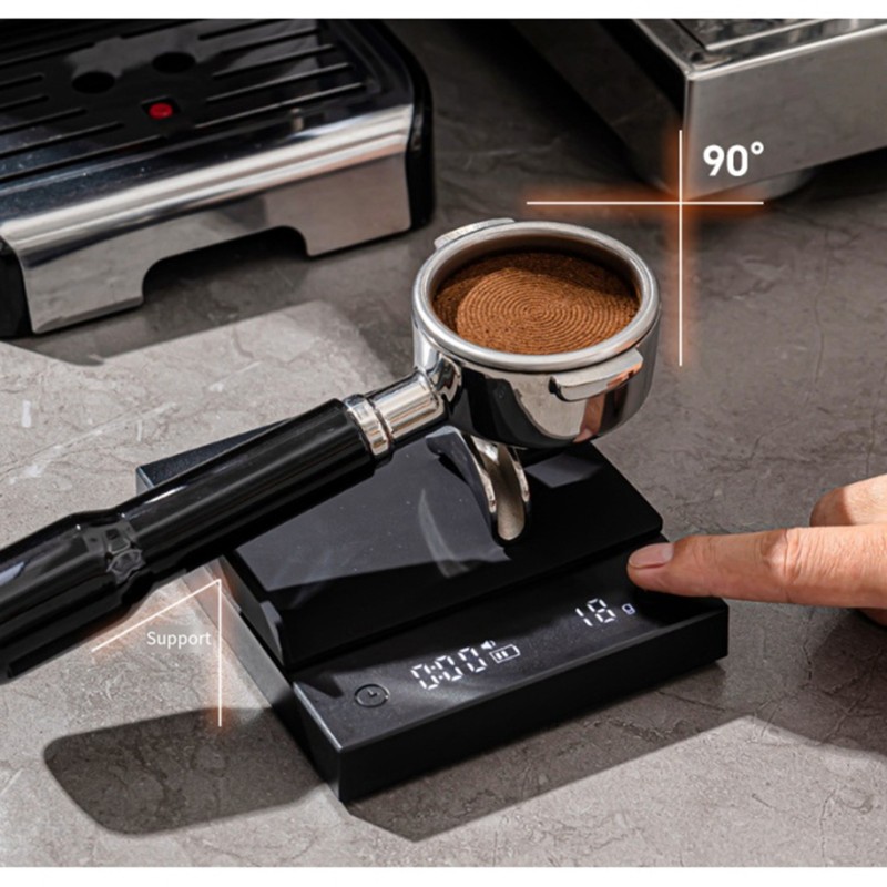 Scale Drip Timer - EYFL-블랙 커피 스케일 0.1G 정밀 USB