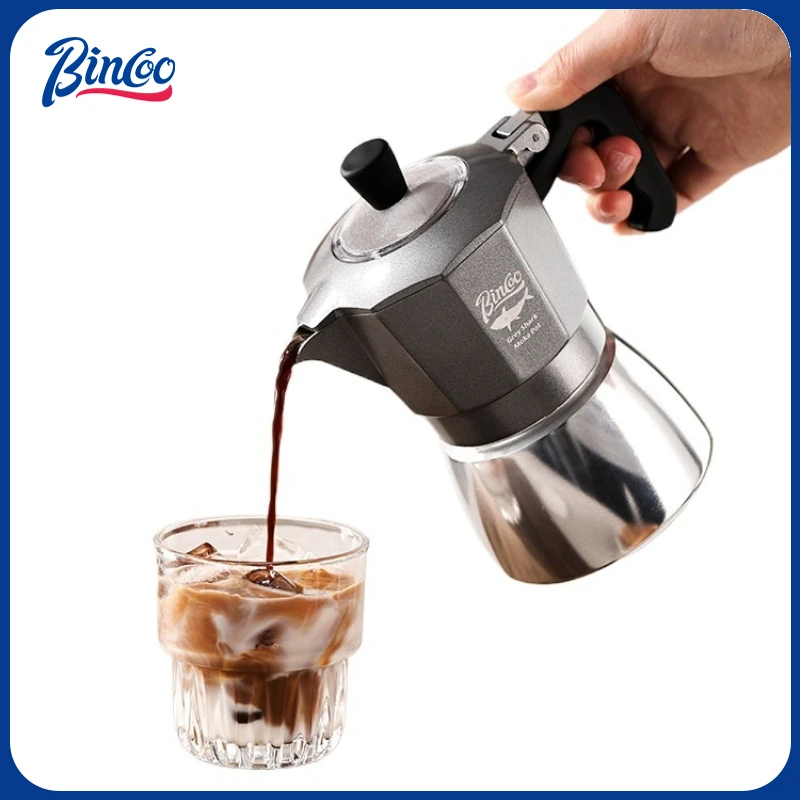 Coffee Equipment Machine - 빈쿠 2컵 더블 밸브 모카포트 알루미늄