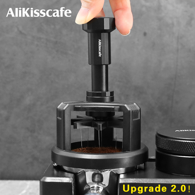 Espresso Tamper Set - Alikisscafe WDT 도구 회전식 커피 스터러