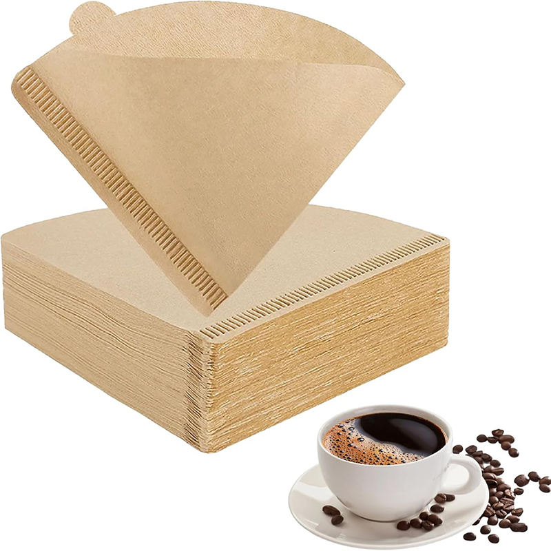 Coffee Equipment Machine - 100Pcs 커피 필터 용지 (1-4 컵)