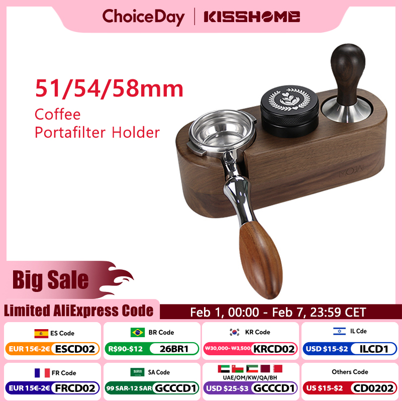 Espresso Tamper Set - 커피 탬퍼 스테이션 스탠드 포타필 홀더,