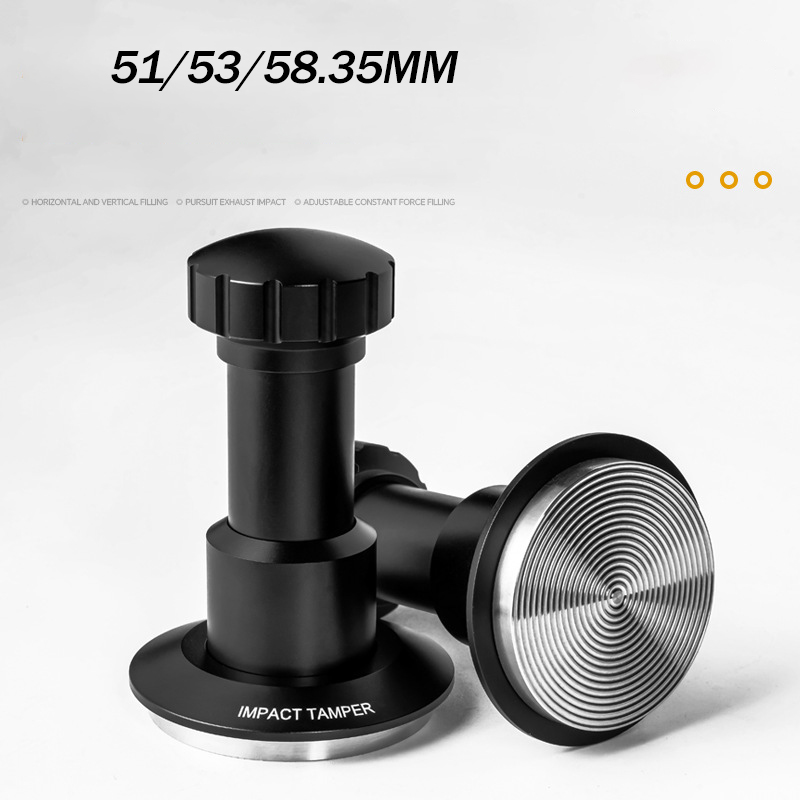 Espresso Tamper Set - 51/53/58mm 커피 임팩트 탬퍼 스테인레스 스틸