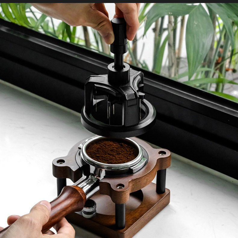 Espresso Tamper Set - 51/53/58mm 커피 WDT 툴 마그네틱 베이스
