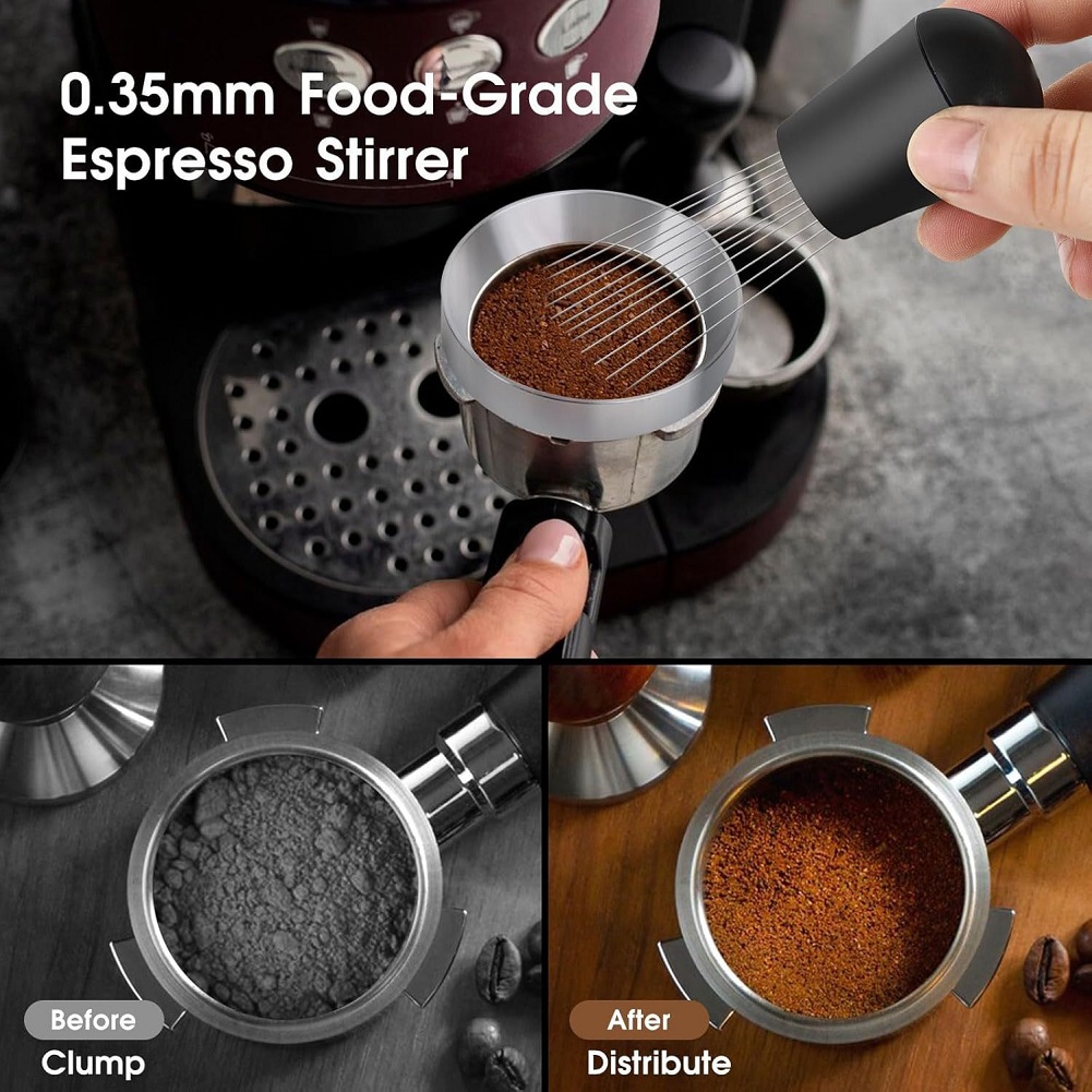 에스프레소 탬퍼 51mm 세트에는 스프링 장착 탬퍼,  - Espresso Tamper Set 리뷰 및 가격