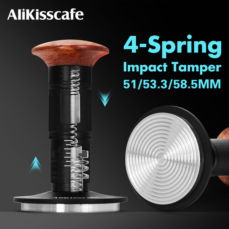 AliKisscafe 커피 탬퍼 임팩트 4 스프링 일정 - Espresso Tamper Set 리뷰 및 가격