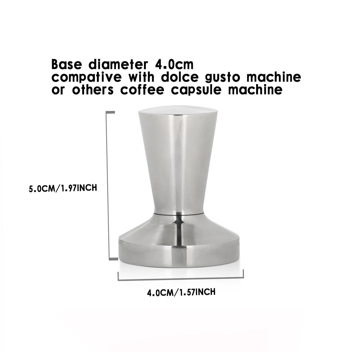 스테인레스 스틸 스마트 돌체 구스토 커피 탬퍼 40MM - Espresso Tamper Set 리뷰 및 가격