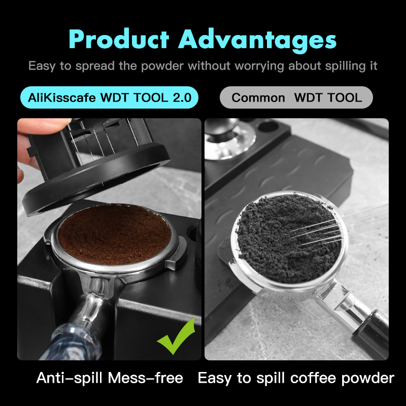 Alikisscafe WDT 도구 회전식 커피 스터러  - Espresso Tamper Set 리뷰 및 가격