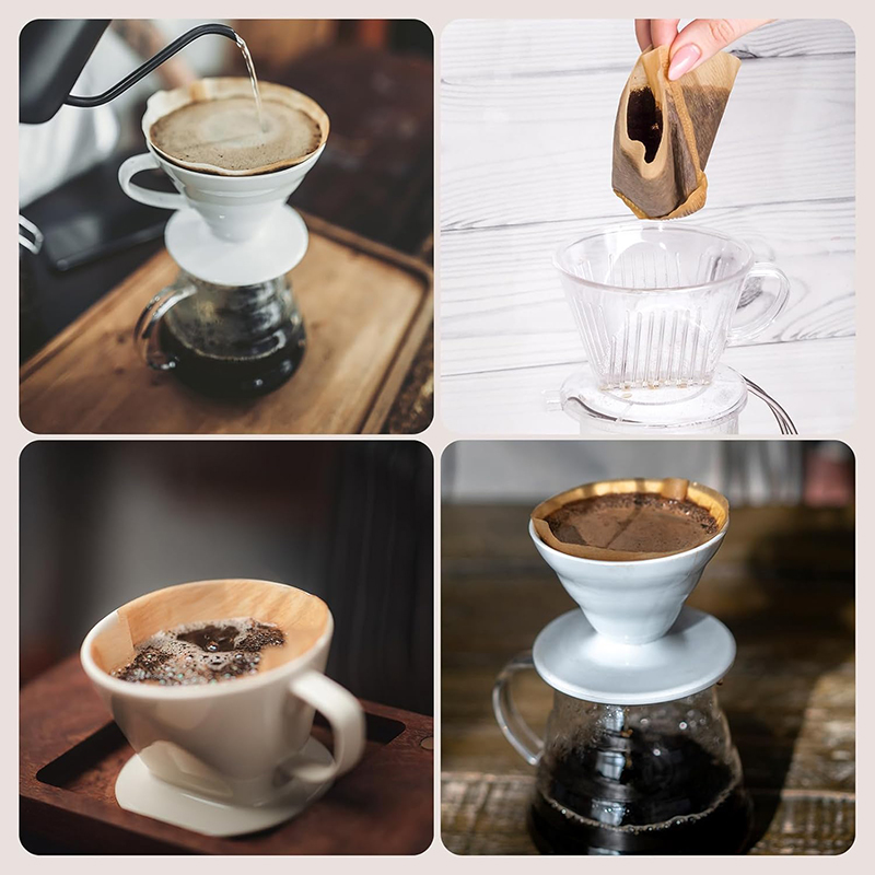 100Pcs 커피 필터 용지 (1-4 컵) 일회용 필터 - Coffee Equipment Machine 리뷰 및 가격