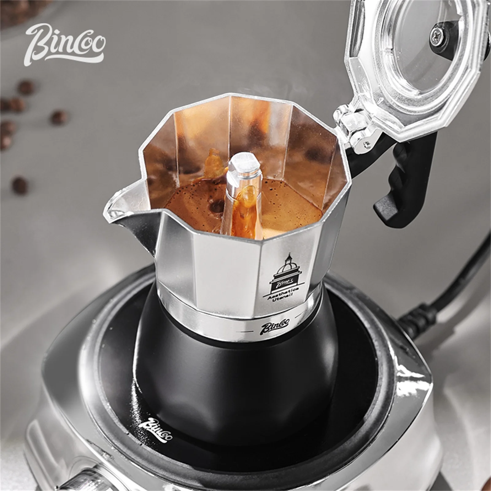 BINCOO 더블 밸브 모카 포트, 에스프레소 추출 커 - Coffee Equipment Machine 리뷰 및 가격