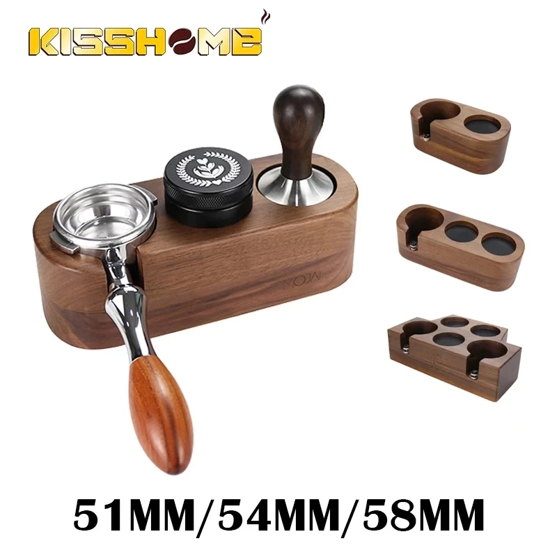 커피 탬퍼 스테이션 스탠드 포타필 홀더, 분배기 매트  - Espresso Tamper Set 리뷰 및 가격