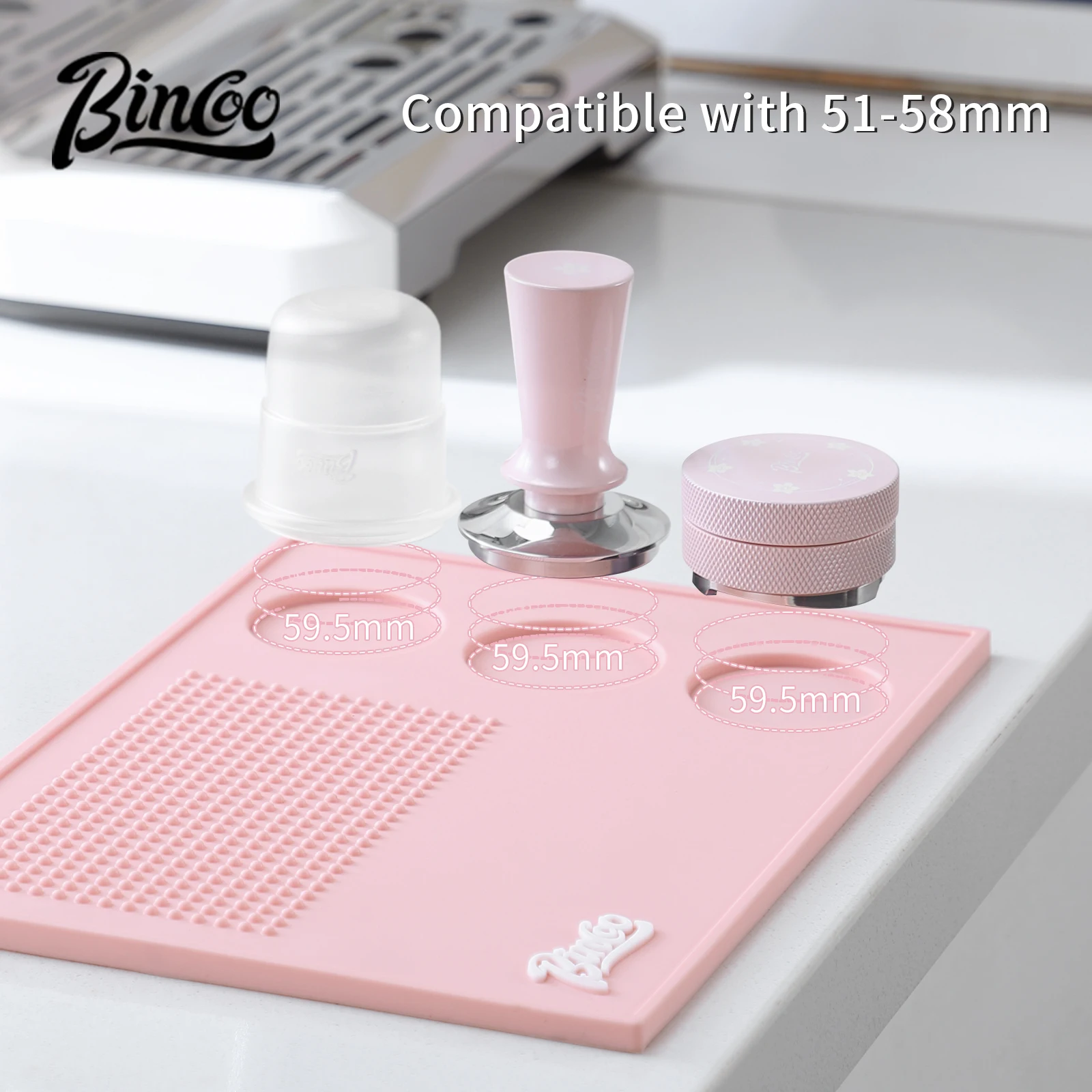 빈쿠 핑크 에스프레소 51mm-58mm 탬핑 매트 스탠 - Espresso Tamper Set 리뷰 및 가격