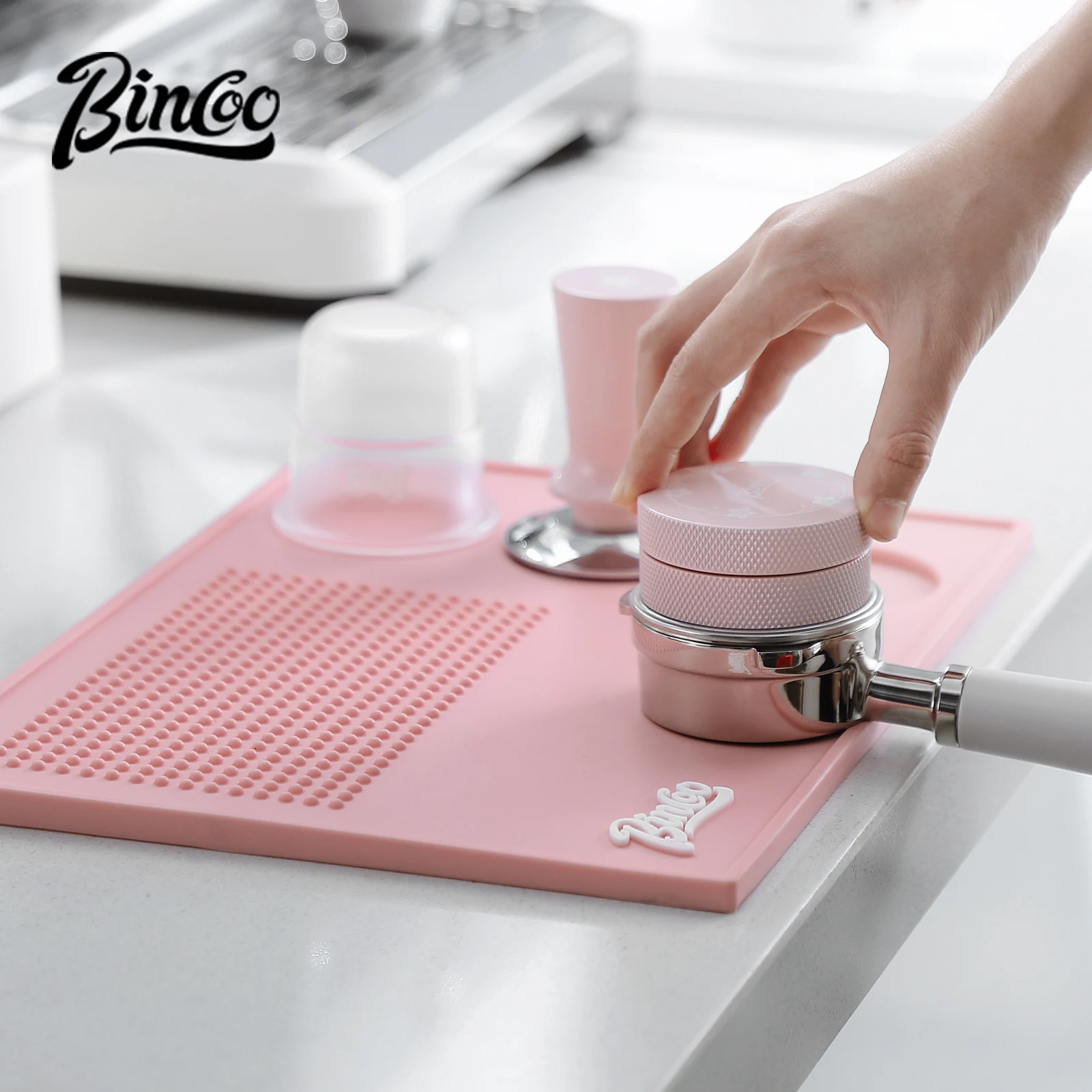 빈쿠 핑크 에스프레소 51mm-58mm 탬핑 매트 스탠 - Espresso Tamper Set 리뷰 및 가격