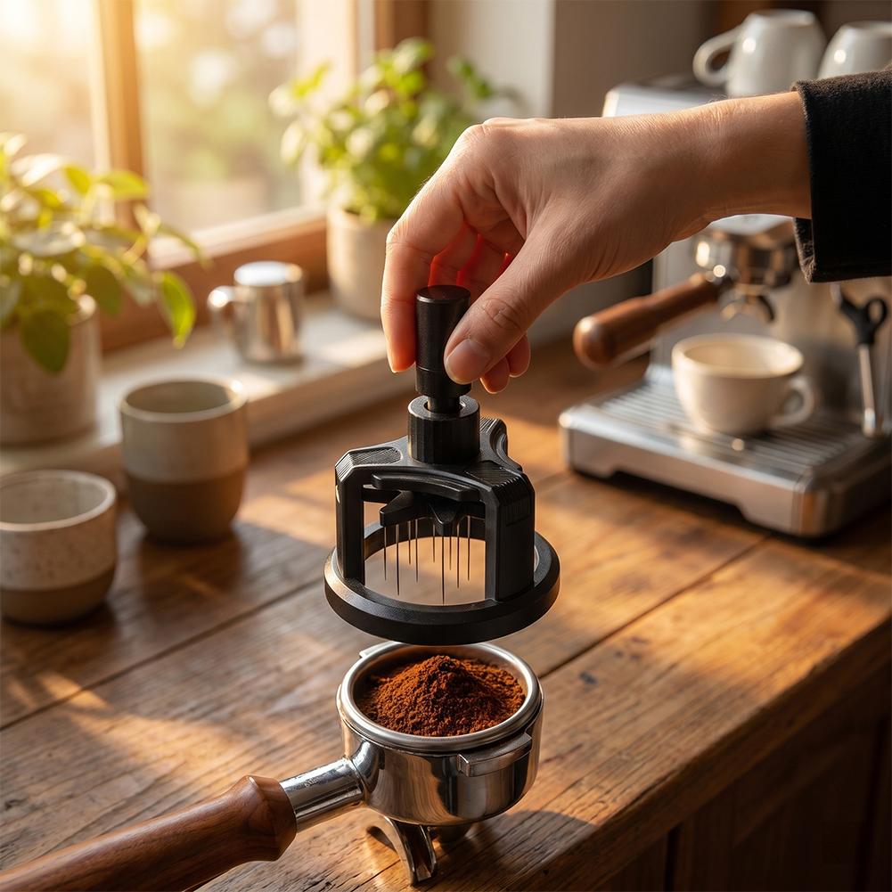 51/53/58mm 커피 WDT 툴 마그네틱 베이스 회 - Espresso Tamper Set 리뷰 및 가격